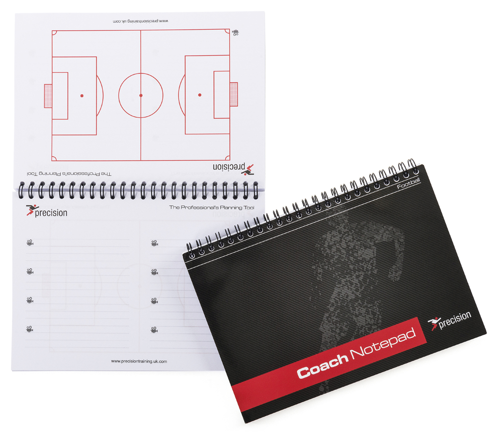 Precision A5 Football Pro-Coach Notepad (Pack 6) | Reydon Group Plc