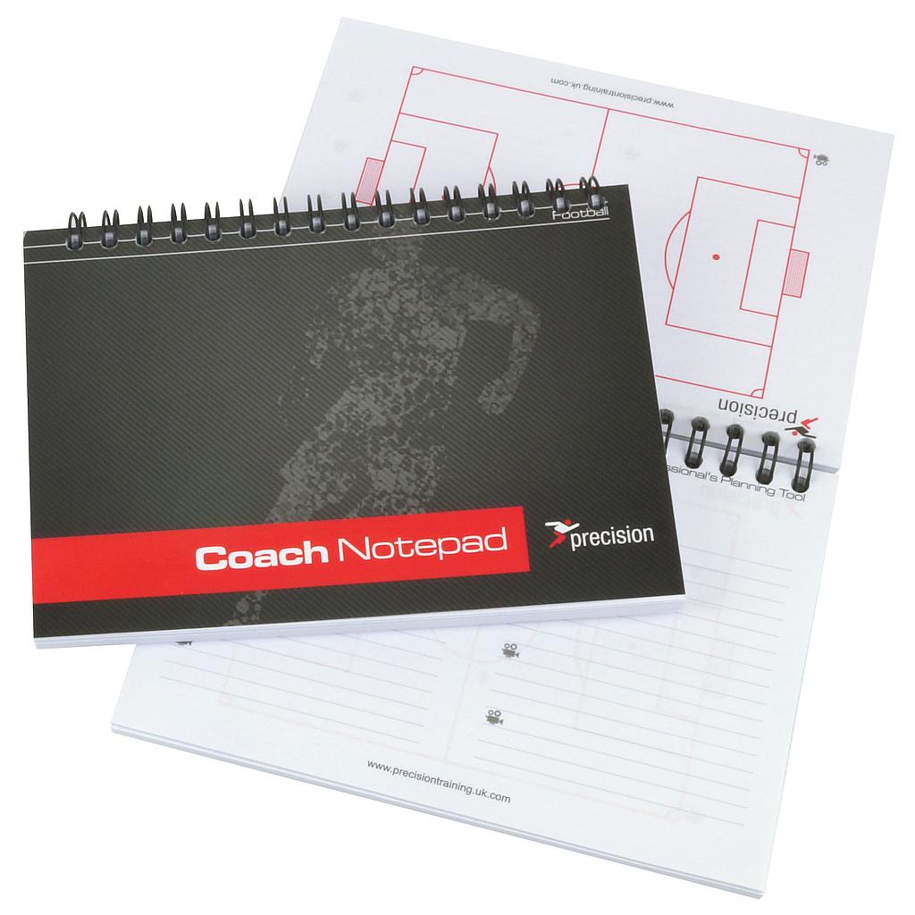 Precision A6 Football Pro-Coach Notepad (Pack 6) | Reydon Group Plc